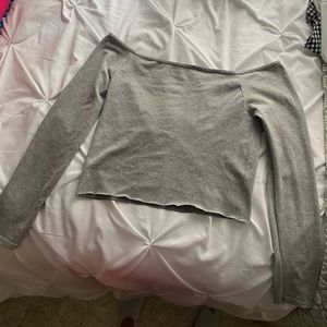 Free people off the shoulder crop